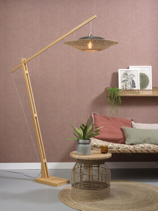 Bamboe Boheemse vloerlamp zwart naturel GOOD&MOJO Kalimantan - Image 9