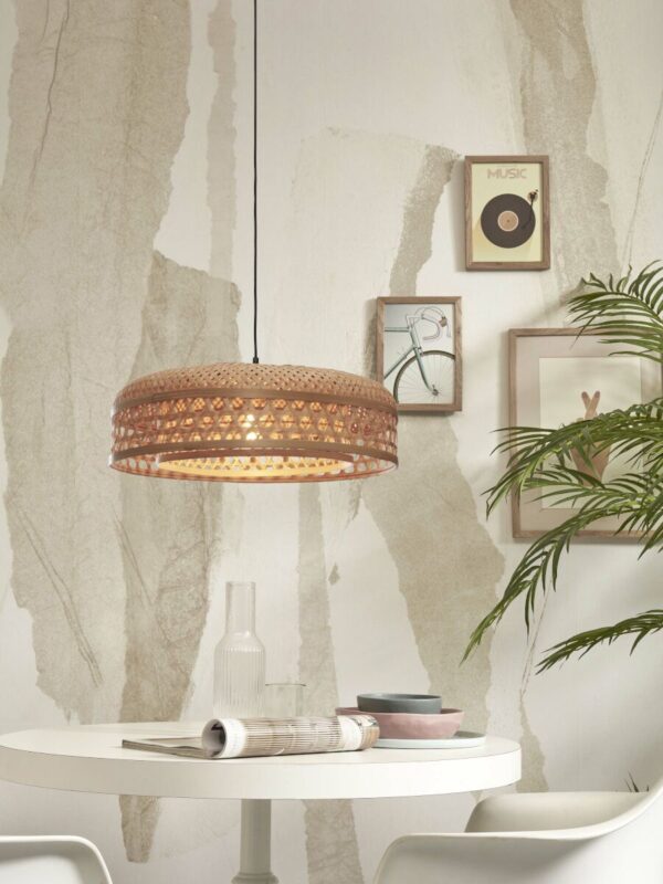 Naturel bamboe bohemien ronde hanglamp GOOD&MOJO Ubud - Image 10