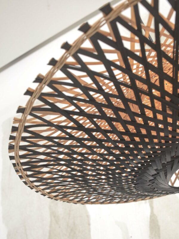Bamboe hanglamp naturel/zwart schotelvorm M GOOD&MOJO Kalimantan - Image 7