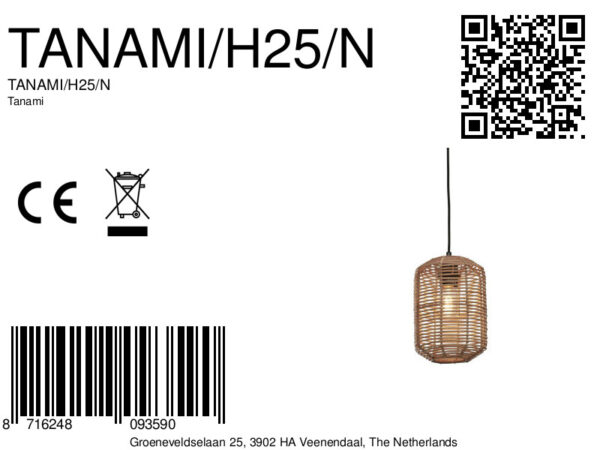 Rotan naturel boheemse metalen hanglamp GOOD&MOJO Tanami - Image 14