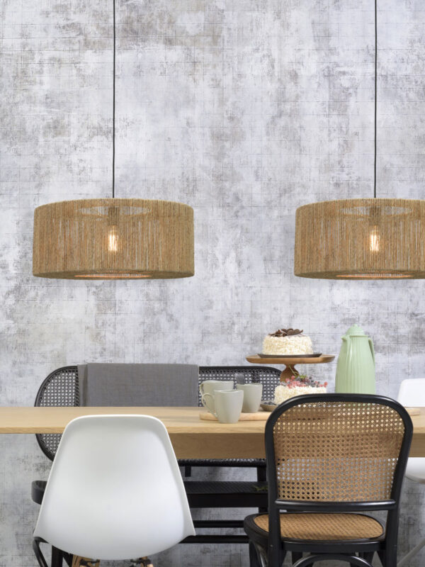 Rieten zwarte naturel bohemian hanglamp GOOD&MOJO Iguazu - Image 5