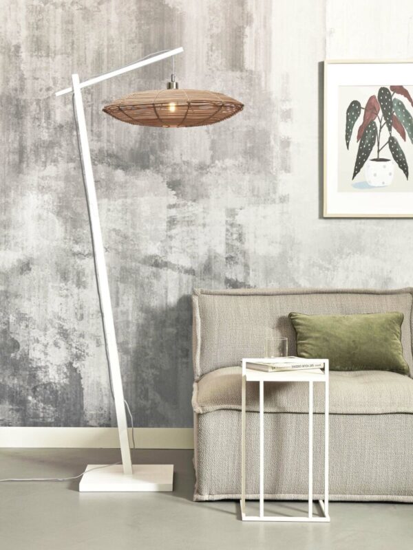 Boheemse bamboe rotan naturel vloerlamp GOOD&MOJO Tanami - Image 5