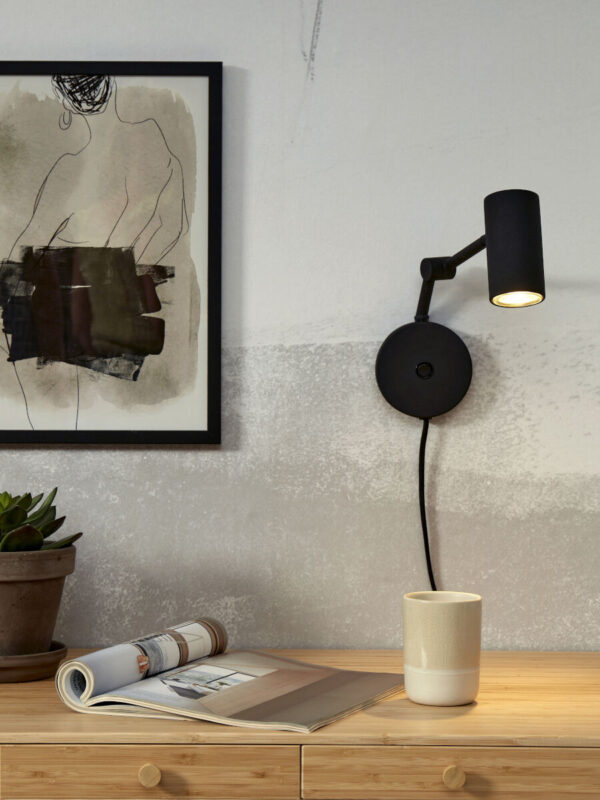 Retro zwarte wandlamp metaal It's About RoMi Montreux - Image 10