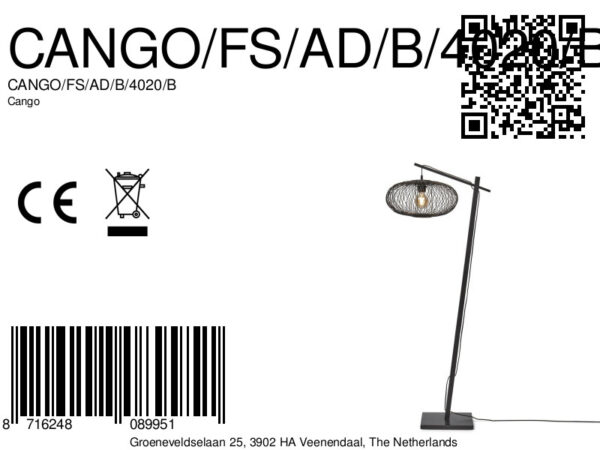 Vloerlamp zwart bamboe bohemian GOOD&MOJO Cango - Image 12