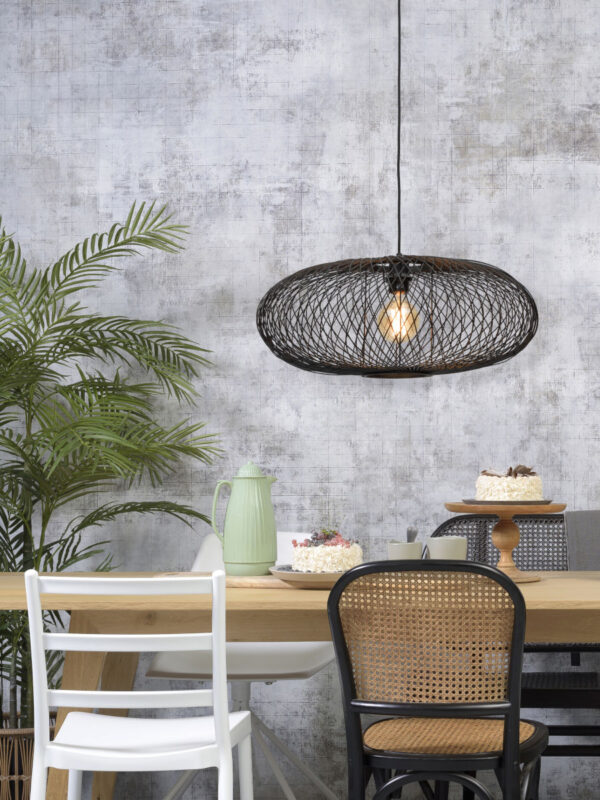 Zwarte bamboe Boheemse hanglamp GOOD&MOJO Cango - Image 2