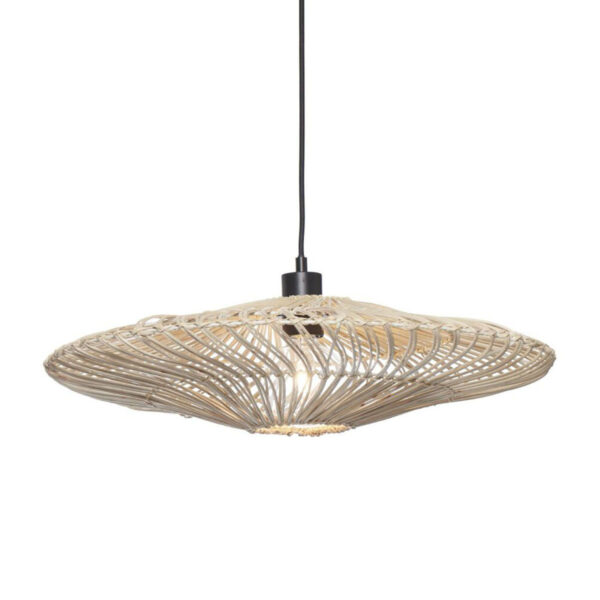 Rotan witte bohemian hanglamp GOOD&MOJO Zanzibar