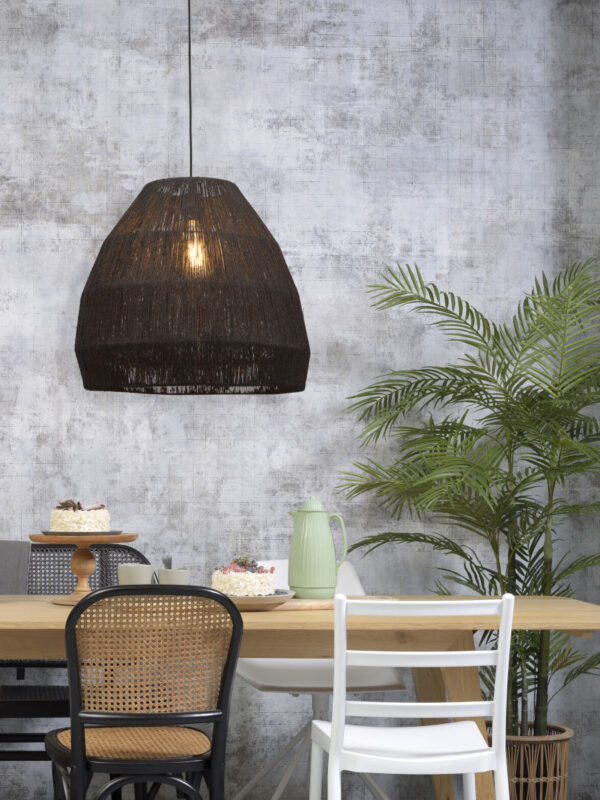 Zwart rieten hanglamp bohemien GOOD&MOJO Iguazu - Image 2