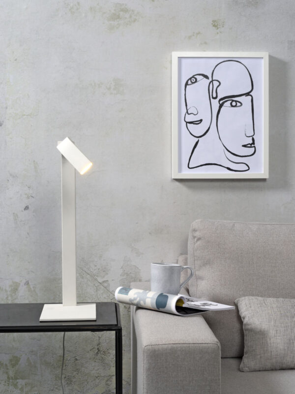 Witte metalen moderne tafellamp It's About RoMi Zurich - Image 9