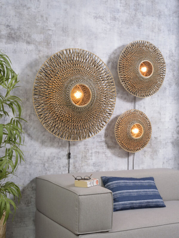 Wandlamp ufo middelgroot GOOD&MOJO Bali - Image 4