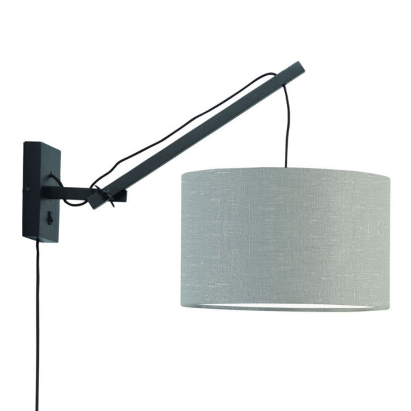 Lichtgrijze wandlamp enkelgewricht GOOD&MOJO Andes