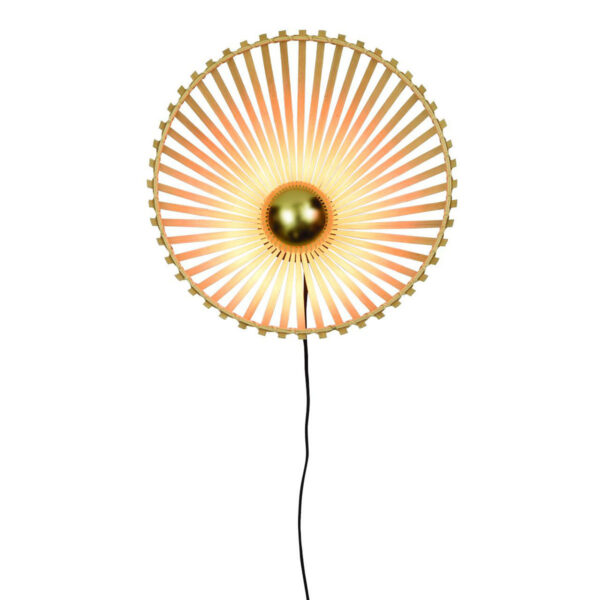 Wandlamp rond naturel-bamboe bohemian GOOD&MOJO Bromo