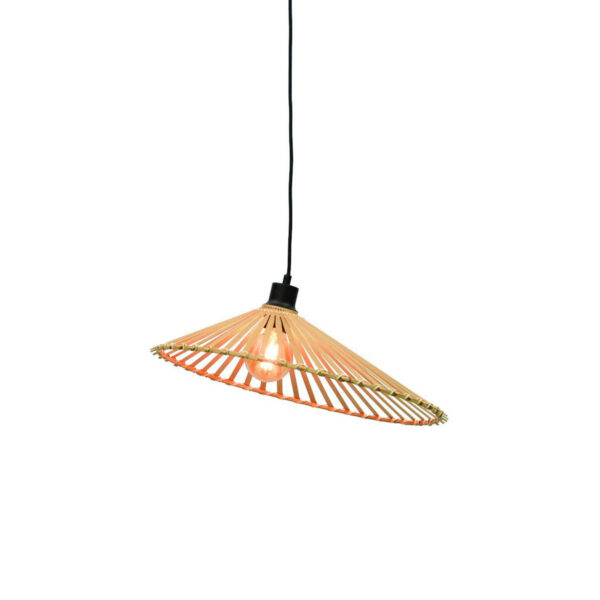 Bohemien hanglamp naturel-zwart bamboe GOOD&MOJO Bromo