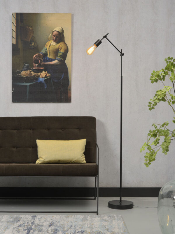 Zwarte vloerlamp metaal retro It's About RoMi Sheffield - Image 2