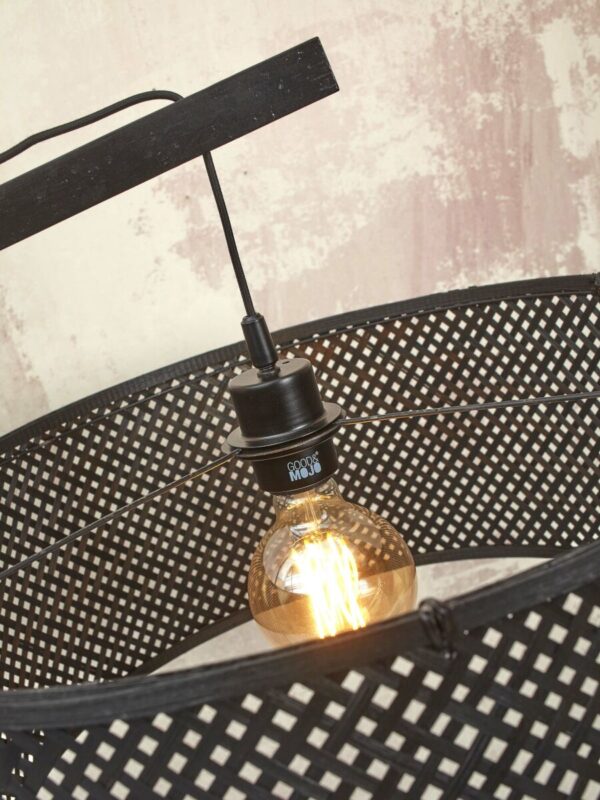 Bamboe vloerlamp zwart bohemian GOOD&MOJO Java - Image 4