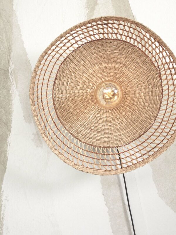 Seagrass naturel bohemian wandlamp metaal GOOD&MOJO Pantanal - Image 7