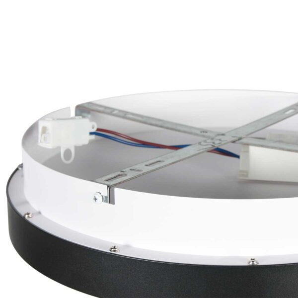 Ring plafonniere zwarte cirkel Mexlite Circolare - Ø 38cm - Image 10