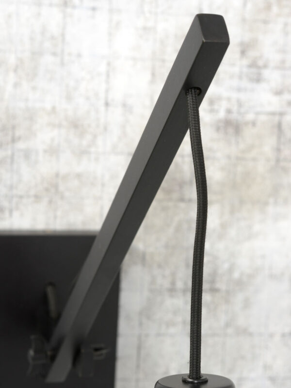 Wandlamp bohemian schotelvorm naturel zwart GOOD&MOJO Kalimantan - Image 9