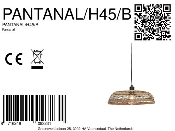 Seagrass zwarte hanglamp bohemian GOOD&MOJO Pantanal - Image 13