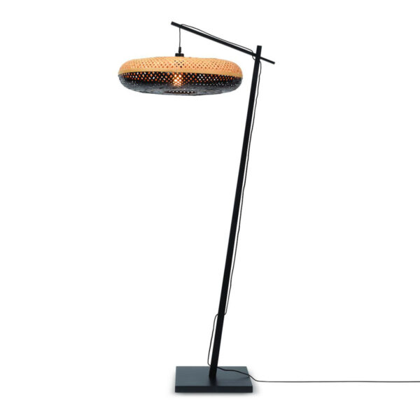 Vloerlamp bamboe bohemian zwart GOOD&MOJO Palawan