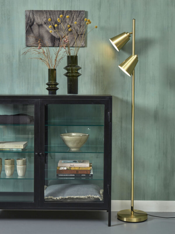Draaibare 2-lichts vloerlamp goud It's About RoMi Bremen - Image 8