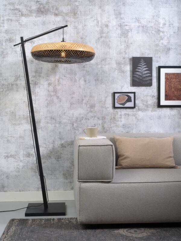 Vloerlamp bamboe bohemian zwart GOOD&MOJO Palawan - Image 2