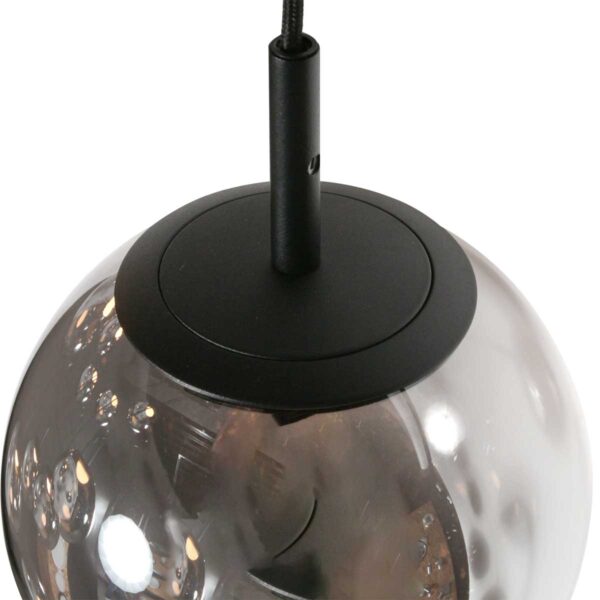 Rookglas design hanglamp LED zwart Steinhauer Bollique - Image 6