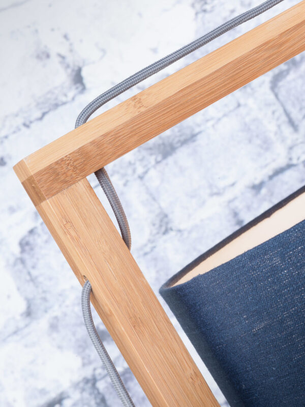 Linnen blauwe Scandinavische vloerlamp GOOD&MOJO Himalaya - Image 7