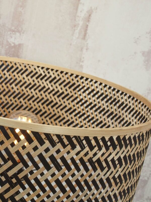 Bamboe bohemian hanglamp zwart naturel GOOD&MOJO Java - Image 6