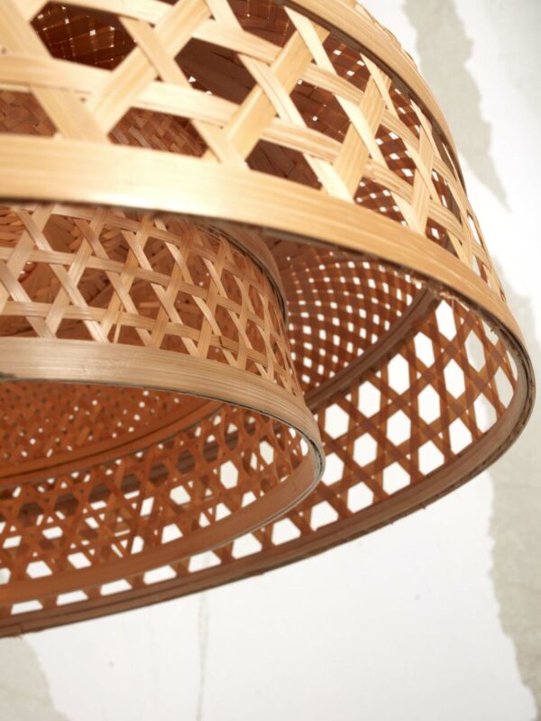 Naturel bamboe bohemien ronde hanglamp GOOD&MOJO Ubud - Image 7