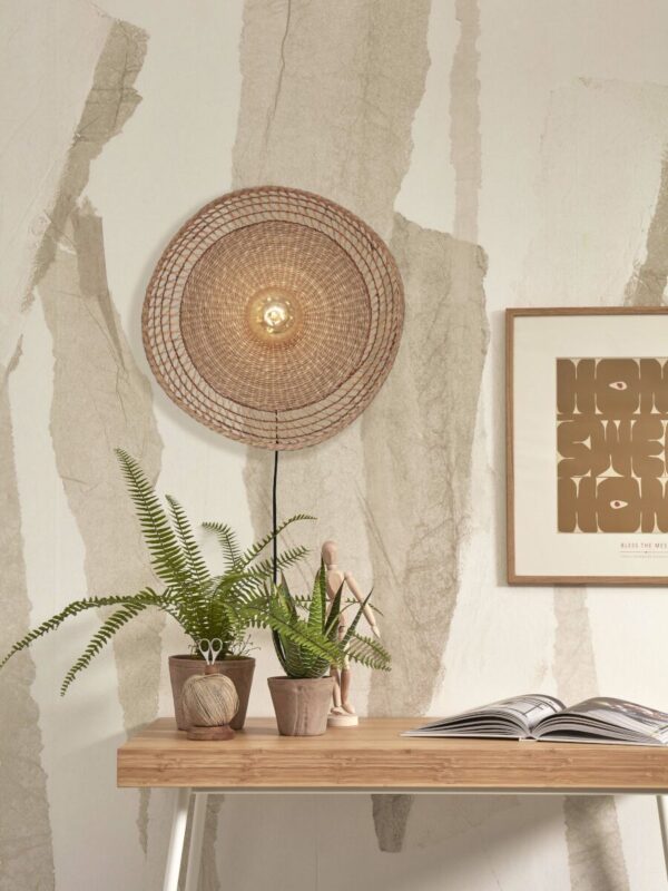 Seagrass naturel bohemian wandlamp metaal GOOD&MOJO Pantanal - Image 9
