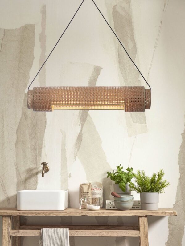 Bamboe naturel bohemian hanglamp GOOD&MOJO Bhutan - Image 9
