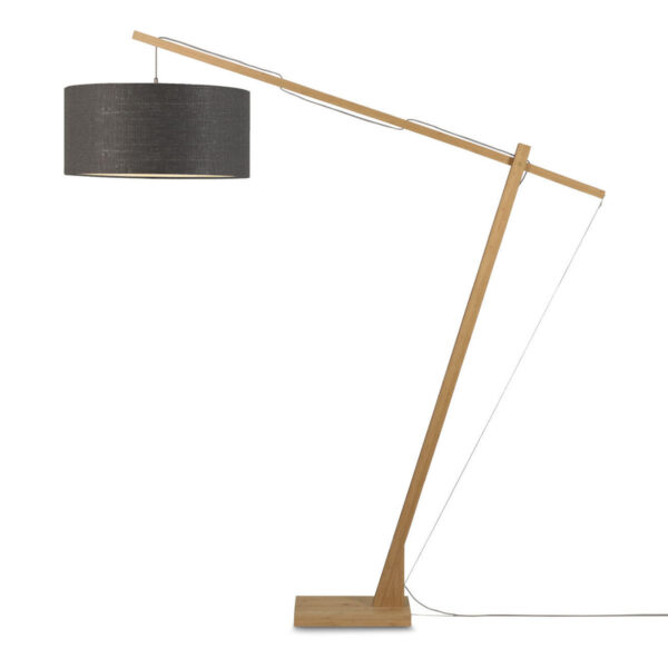 Bamboe vloerlamp Scandinavisch grijs GOOD&MOJO Montblanc