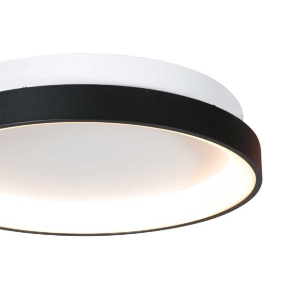 Ring plafonniere zwarte cirkel Mexlite Circolare - Ø 38cm - Image 4