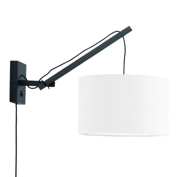 Witte wandlamp enkelgewricht GOOD&MOJO Andes