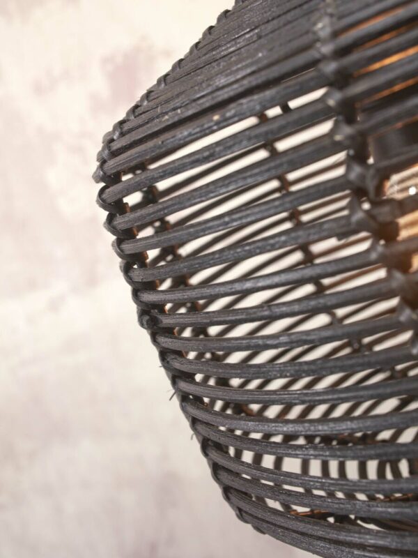 Rotan plafonnière boheems zwart GOOD&MOJO Tanami - Image 4