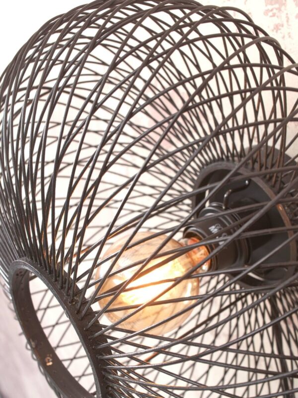 Zwarte wandlamp bamboe metaal bohemian GOOD&MOJO Cango - Image 3