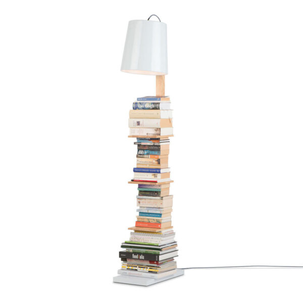Witte houten retro vloerlamp It's About RoMi Cambridge