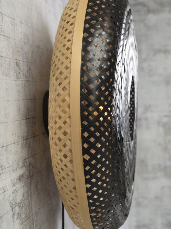 Zwarte bohemian wandlamp rond GOOD&MOJO Palawan - Image 7