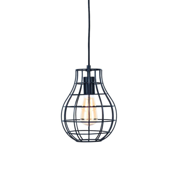Metalen zwarte retro hanglamp It's About RoMi Pittsburgh