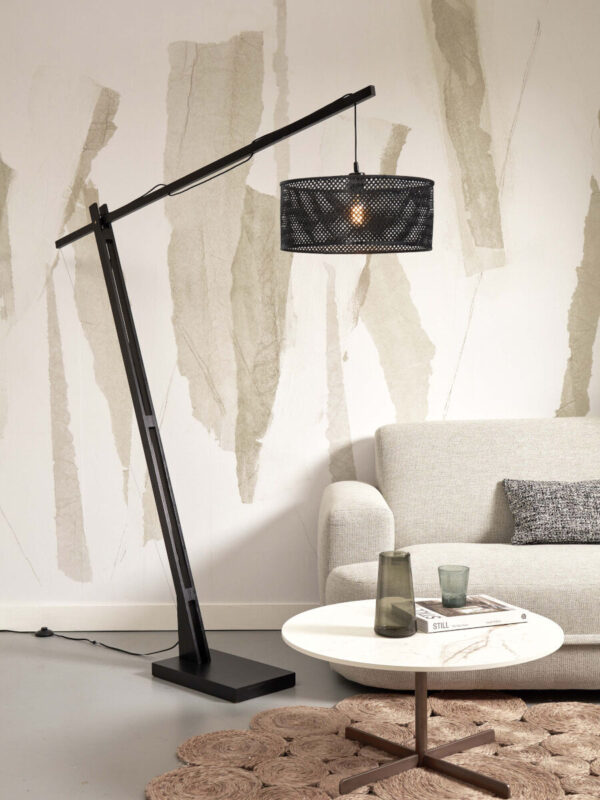 Bamboe vloerlamp zwart bohemian GOOD&MOJO Java - Image 5