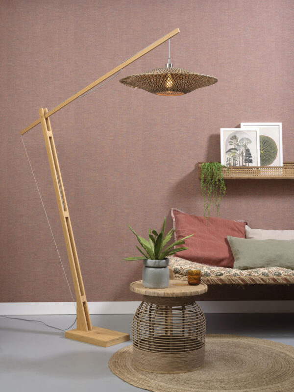 Vloerlamp ufo hefboom middelgroot GOOD&MOJO Bali - Image 5