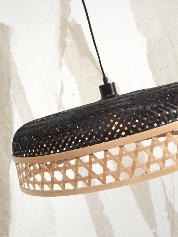 Zwart naturel bamboe hanglamp Boheems GOOD&MOJO Ubud - Image 6