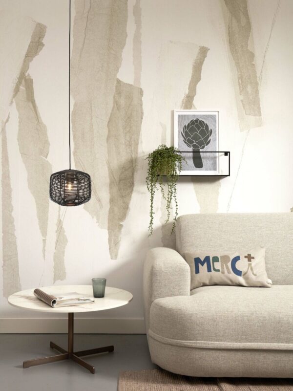 Bohemian vloerlamp zwart metaal rotan GOOD&MOJO Tanami - Image 13