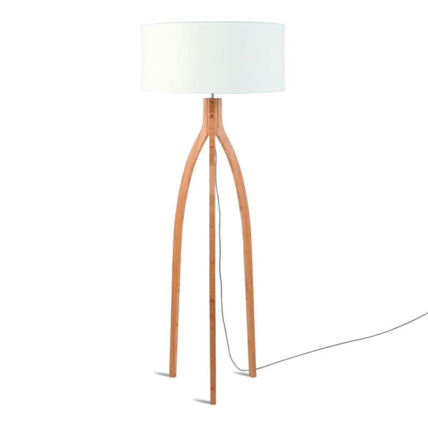 Witte vloerlamp kruk klein GOOD&MOJO Annapurna