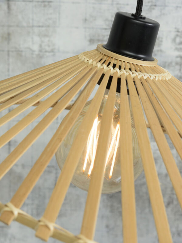 Hanglamp zwart-naturel bamboe bohemian GOOD&MOJO Bromo - Image 6