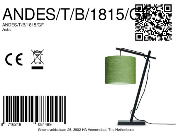 Bamboe groene tafellamp bohemian GOOD&MOJO Andes - Image 8