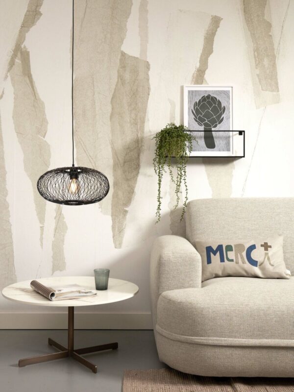 Metalen bamboe hanglamp boheems zwart GOOD&MOJO Cango - Image 10