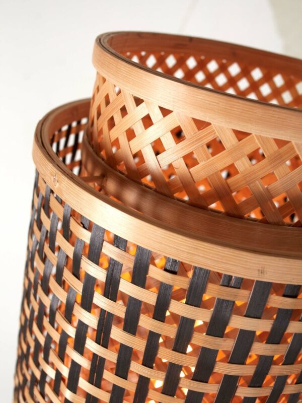 Naturel bamboe vloerlamp boheems GOOD&MOJO Bhutan - Image 3