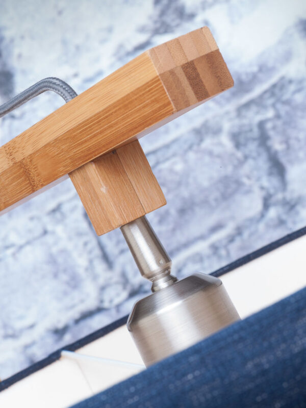 Linnen grijze vloerlamp Scandinavisch GOOD&MOJO Himalaya - Image 3