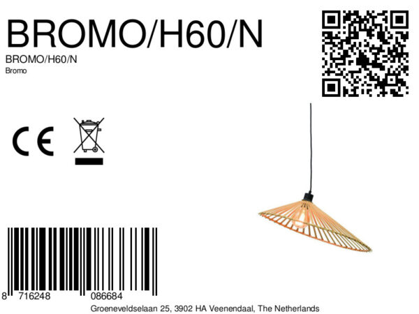 Hanglamp zwart-naturel bamboe bohemian GOOD&MOJO Bromo - Image 11